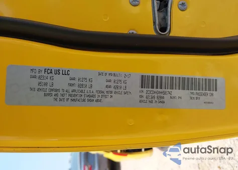 2017 Dodge Charger Sxt Rwd from USA, damaged, VIN 2C3CDXHGXHH581742